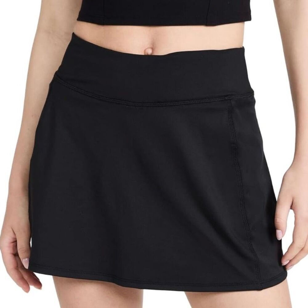 MWL‎ BY MADEWELL | Women's Flex Fitness Skirt Skort Shorts Solid Black | Medium